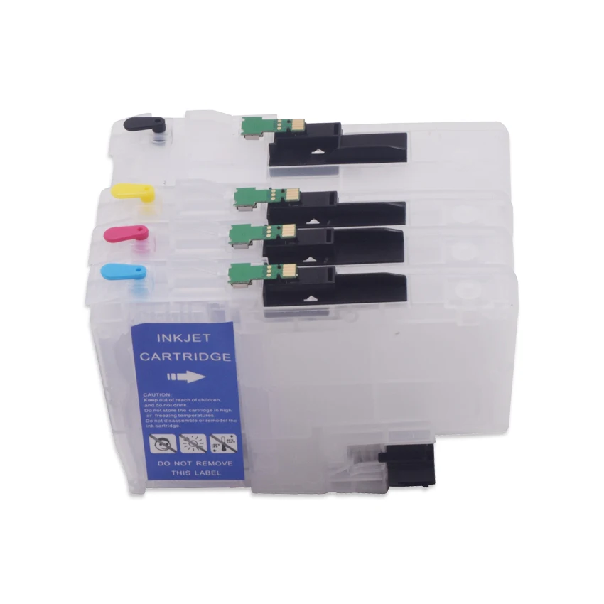 Europe LC427 LC427XL Refillable Ink Cartridge With Chip For Brother MFC-J5955DW J6955DW J6957 J6959 HL-J6010D Printer Cartridges