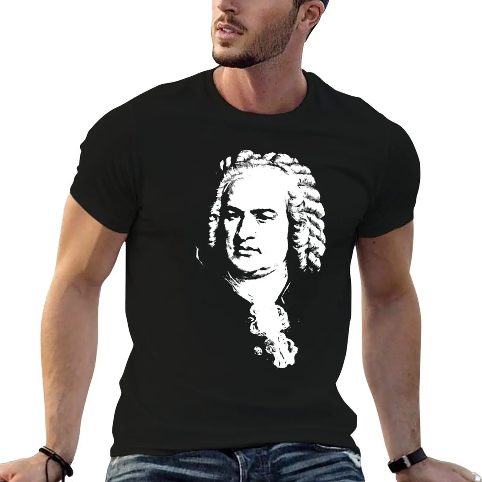 Johann Sebastian Bach T-Shirt customizeds oversizeds clothes for men