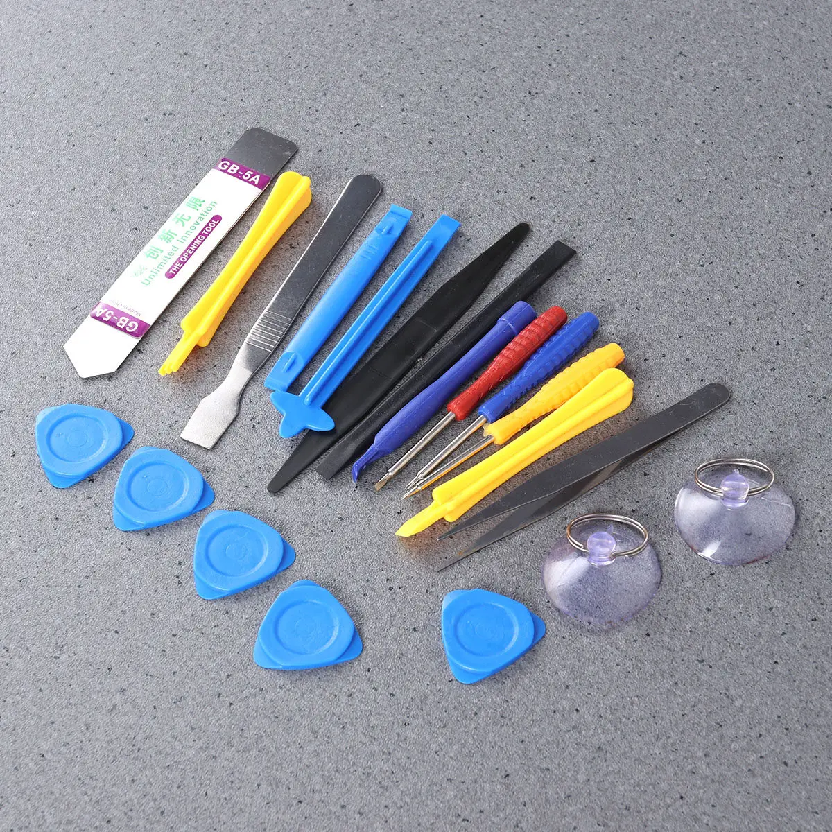 20Pcs Professional Repair Tool Set for Cell Phone Tablet Laptop Pc Disassembly Featuring Premium Tips Compact Storage Case