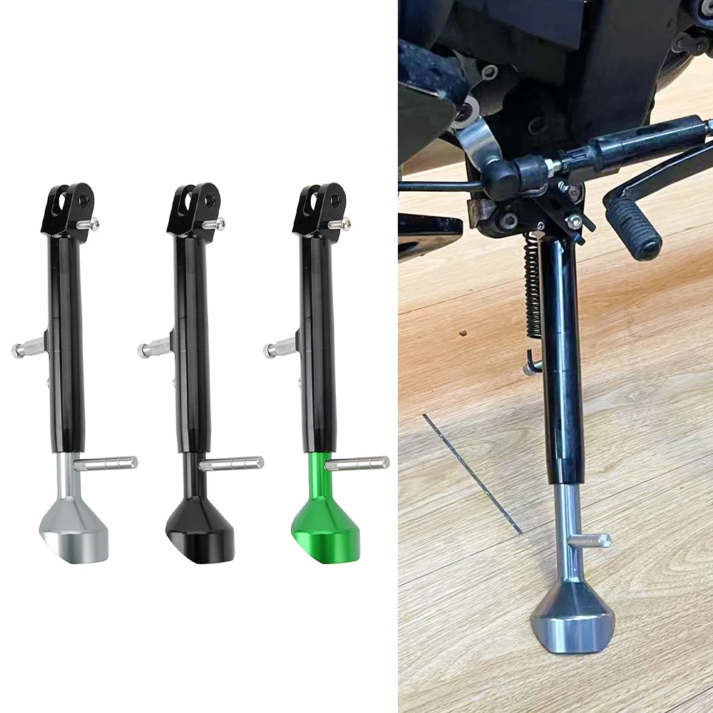 

For Kawasaki ZX-4R ZX-4RR 2024 CNC Aluminum Motorcycle Kickstand Foot Side Stand Extent Support