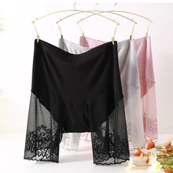 1pcs Women High Waist Safety Short Pants Summer Modal Plus Size Soft Underskirt Shorts Anti Rub Thigh Boyshorts Sexy Lace Boxer