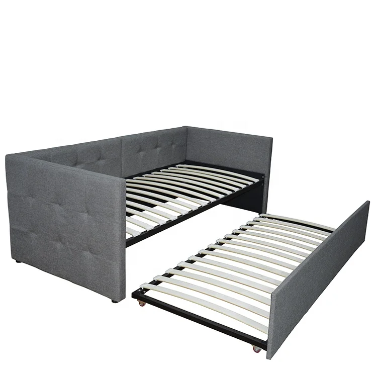 أحدث تصميم من Willsoon لأثاث غرف النوم الحديثة وسرير نهاري فردي وسرير مزدوج مع تنجيد دولابي #2