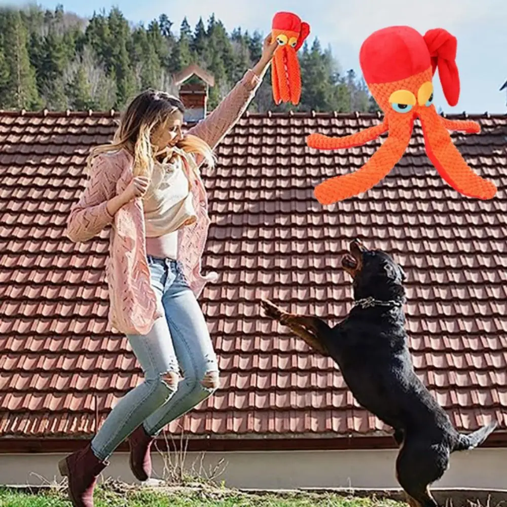 

Cat Dog Supplies Bite-resistant Dog Plush Toy Soft Wear-resistant Pet Sound Making Toy Interactive Pet Chew Toy Relieve Boredom