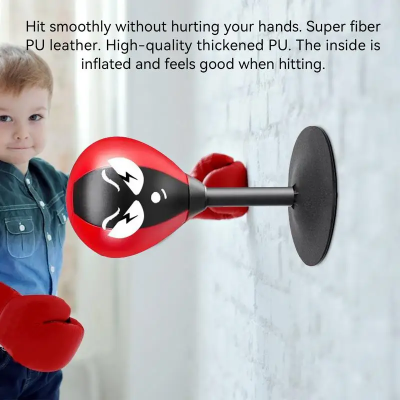 

Boxing Speed Bag Suction Cup Suction Cup Heavy Duty Punch Ball For Desktop Boxing Mood Relief Ball Desk Boxing Punch Ball