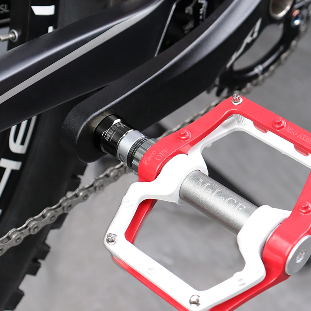 

MUQZI адаптеры для велосипедных педалей, проставки, левые и правые знаки, аксессуары для велоспорта, антикоррозийные удлинительные болты для велосипедных педалей, проставки