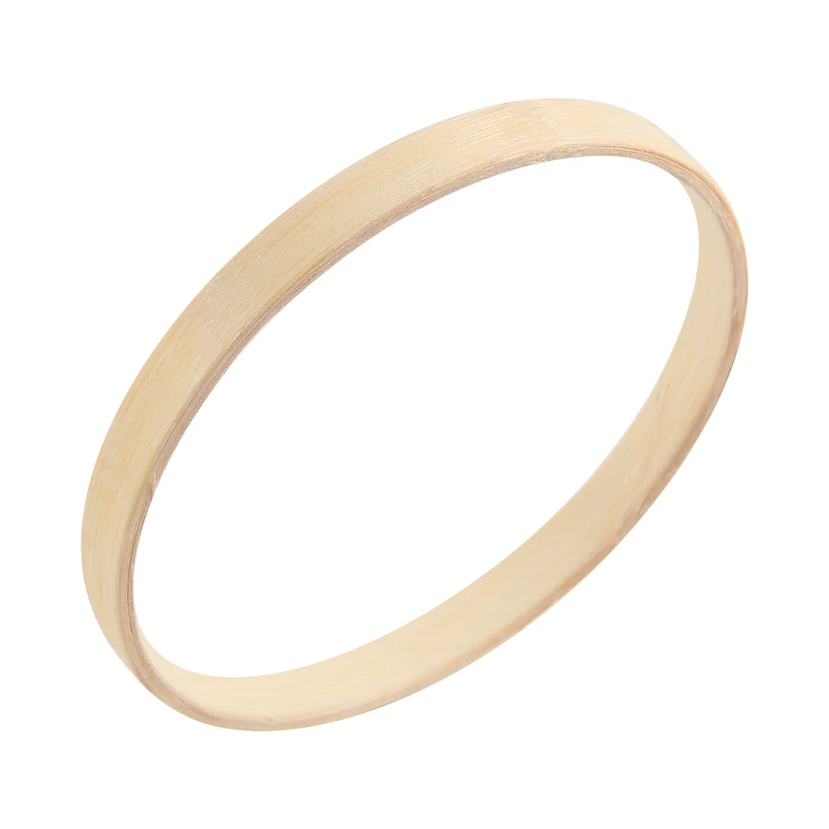 

N21R Dream Bamboo Rings,Wooden Circle Round Catcher DIY Hoop for Flower Wreath House Garden Plant Decor Hanging Basket 10Cm