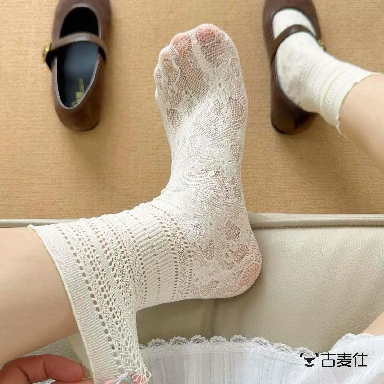 Lace Trim Socks Thin Summer Style for Women Ballet Flavored Mary Jane Shoe Matching Pretty Leg Shaping Fitness And Sport Socks