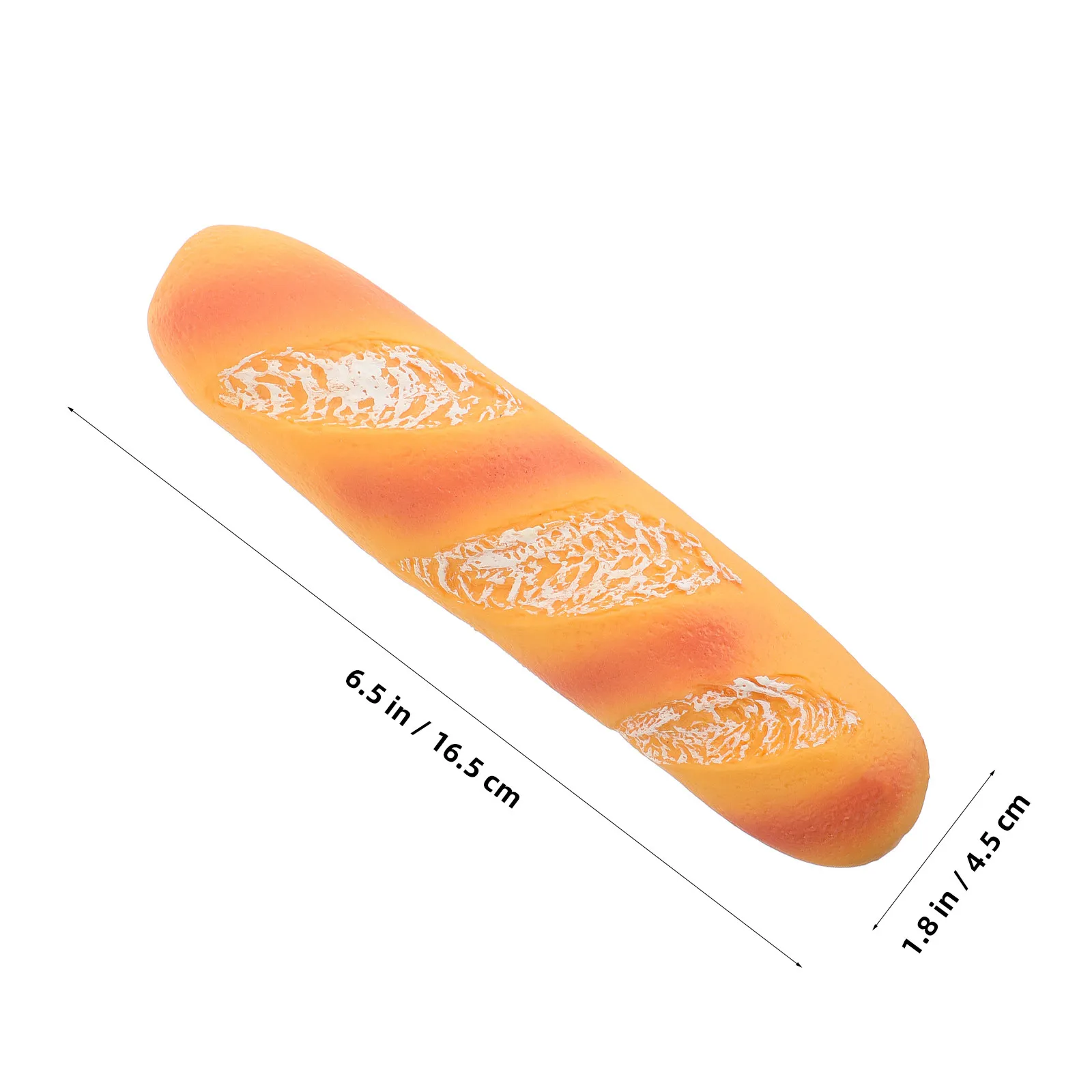 Lifelike Baguette Simulation Bread Stress Reliever Slow Rebound Squeeze Fake Food Prank Stress Ball for Relaxation and Sensory