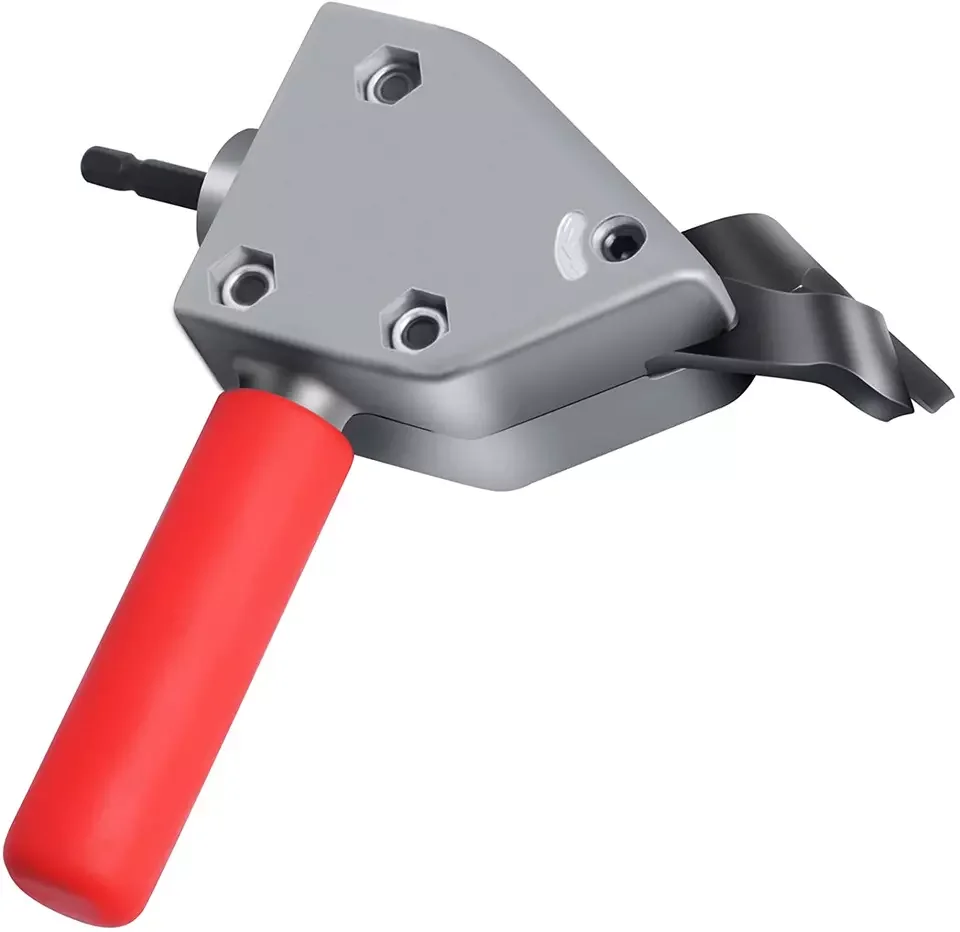 Drill Attachment Metal Cutter Iron Shear Plate Cutter for Stainless Steel Copper Plastic Alloy Handle Metal Working