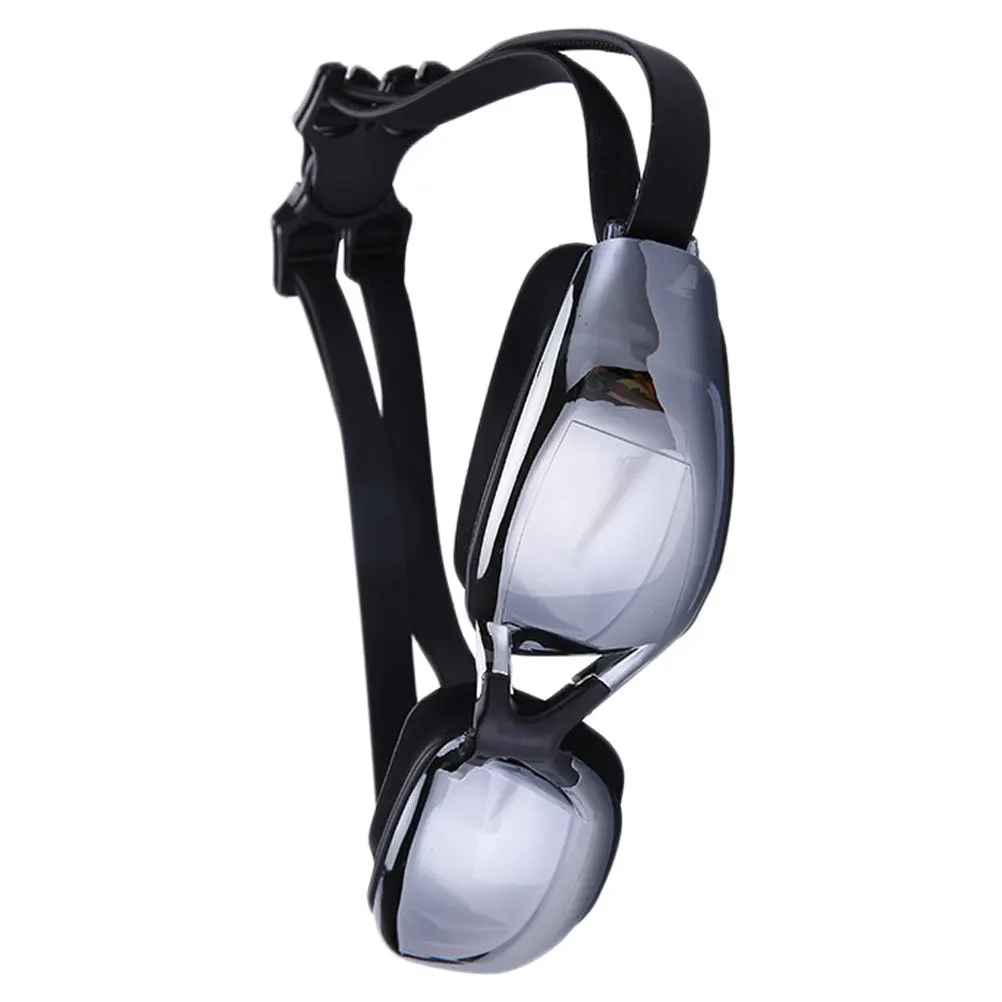 

1Pcs Anti-Fog Waterproof Swimming Goggles Black Adjustable Silicone Seal Uv Protection Comfortable Leak-Proof Swim Glasses