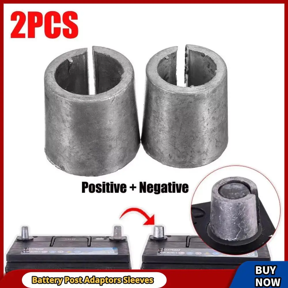 

2 шт., преобразователи клемм автомобильного аккумулятора, адаптеры для постов, рукава, положительные отрицательные боковые соединения для аккумулятора ​ Адаптеры Автозапчасти