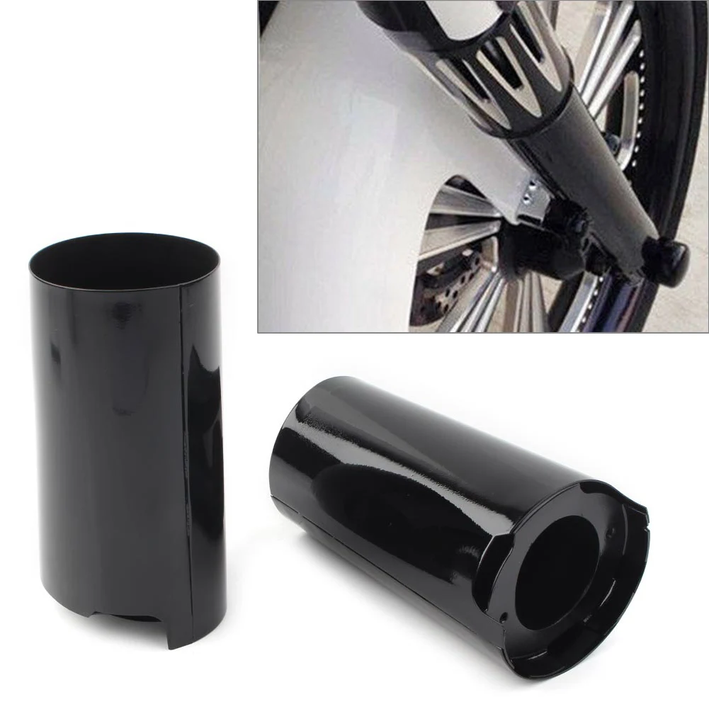 1Pair Motorcycle Front Fork Boot Slider Covers for Harley Touring Electra Street Tri Glide 2014 2015 2016 2017 2018 2019 2020