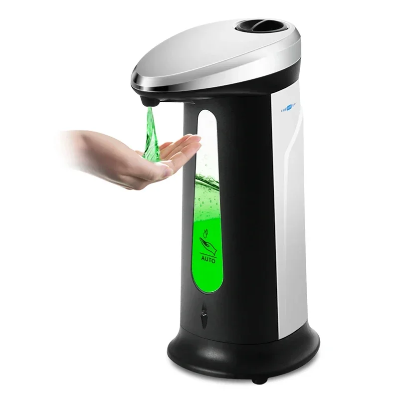 Dispensador automático de jabón líquido para baño y cocina, con Sensor inteligente sin contacto, ABS, 400ml