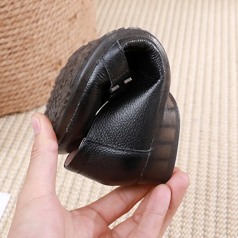 Spring Autumn Women Loafers Flats Ballet Shoes Casual Flat Shoes Femme Breathable Slip on Work Shoes Ladies Shoes Large Size