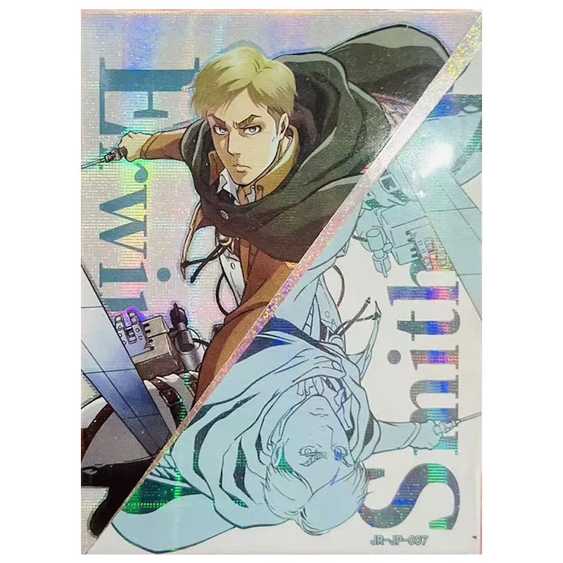 Anime Attack on Titan Rare KP JP SSR SR R Game Collectible Cards Reiner Erwin Armin Mikasa Eren Toys for boys Birthday Present
