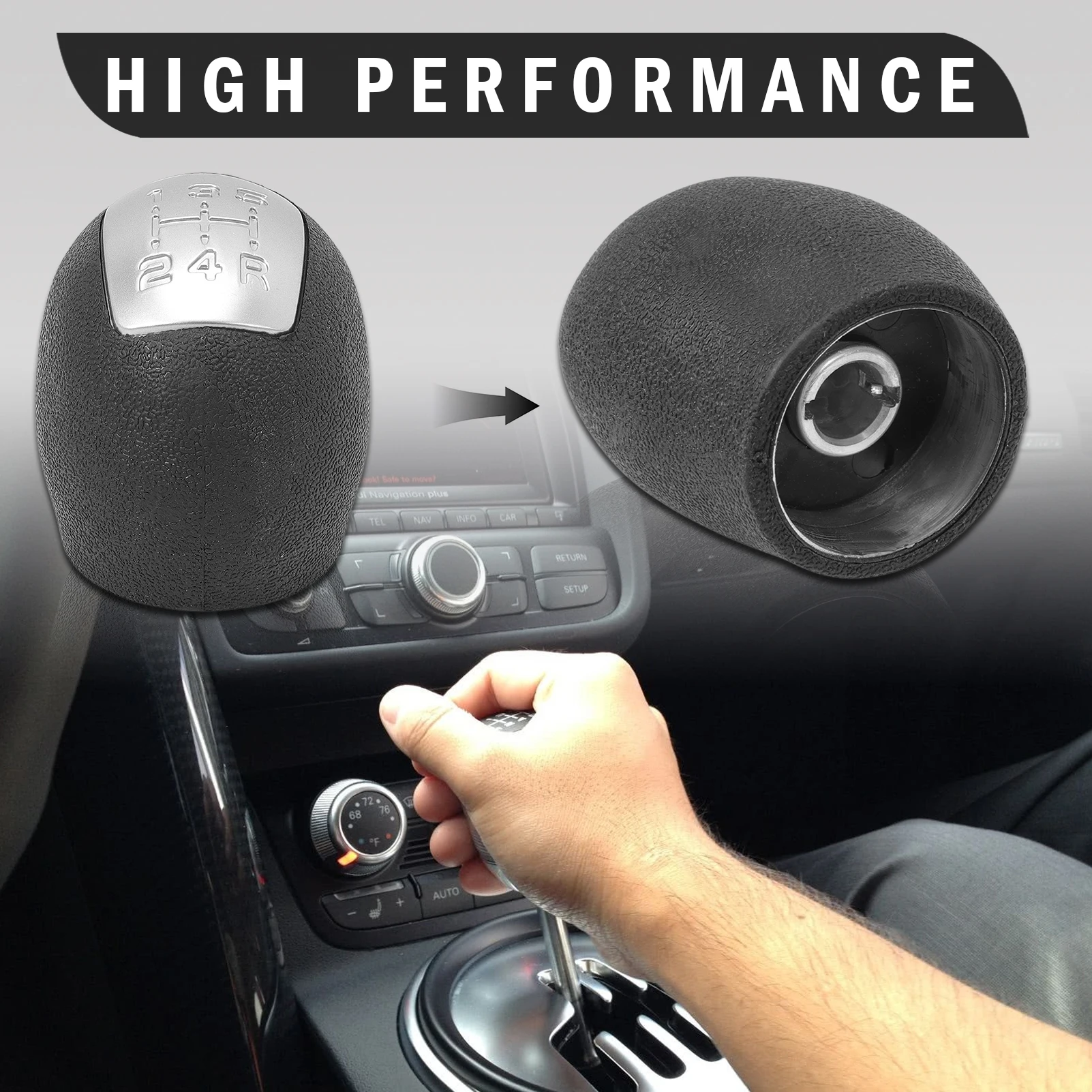 5 Speed Black Gear Knob For Ford KA II DAL 2008-2015 Manual Transmission 0000NN
