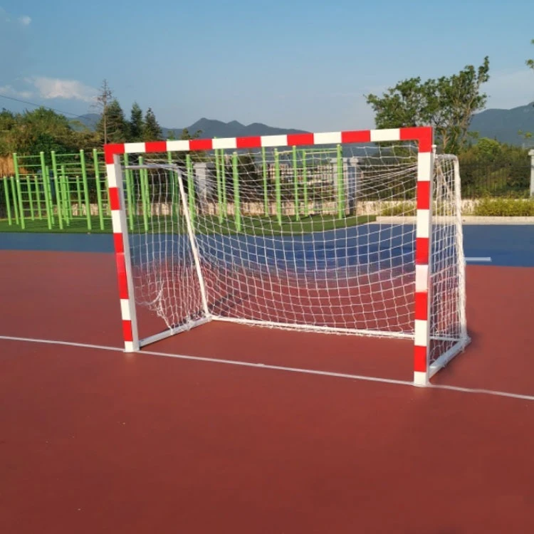 Customized Aluminum Handball Goals 3m*2m Steel Handball Goal Net Soccer Equipment for Indoor Court Use