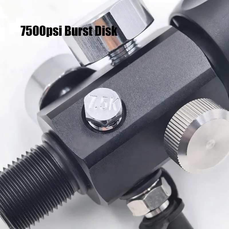 High‑Pressure Cylinder Shut‑Off Fill Valve With Filling Hose M18*1.5 & 5/8‑18UNF Thread Gas Tank Charging Station Replacement