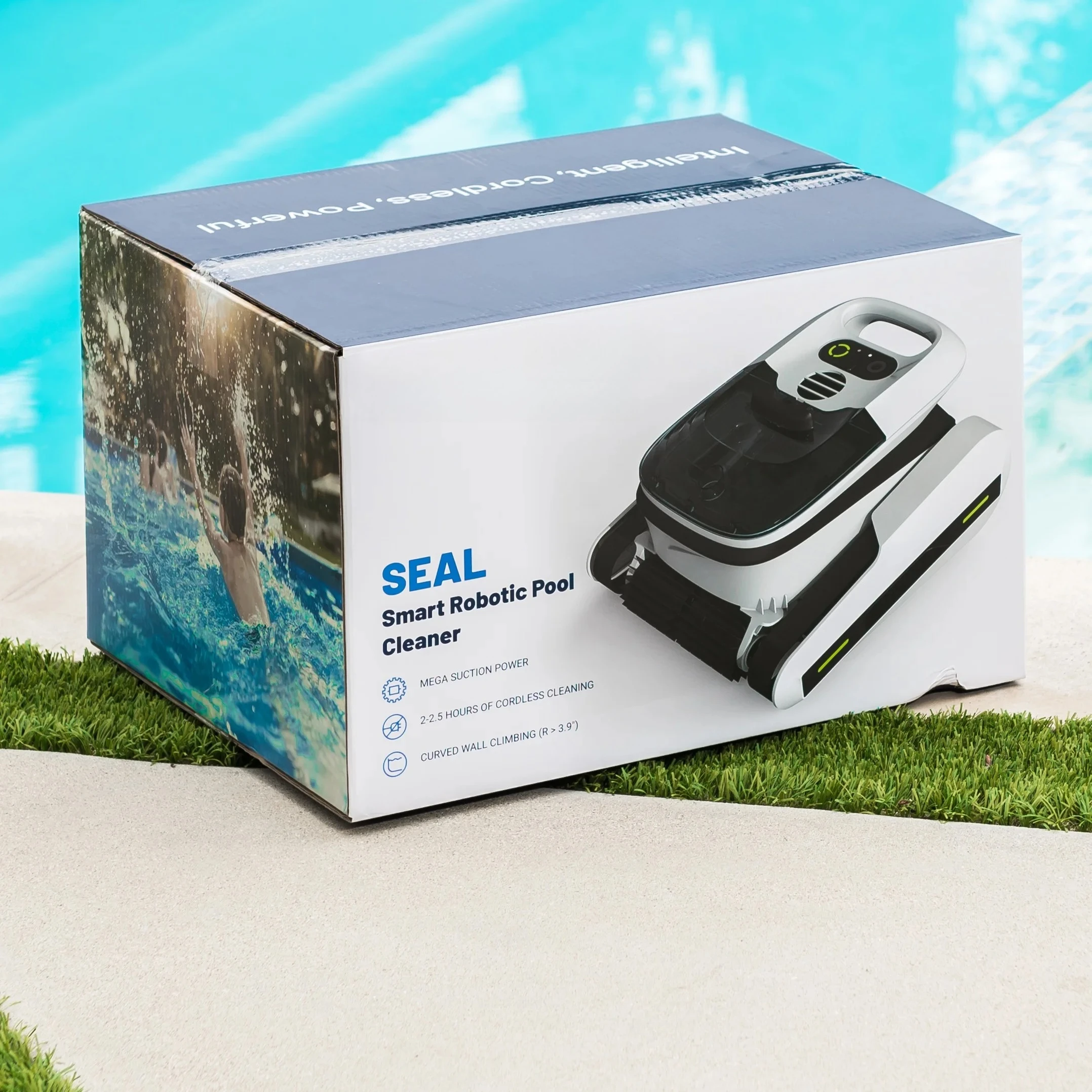 Intelligent Wireless Pool Cleaning Robot Outdoor Swimming Pool Vacuum Cleaner
