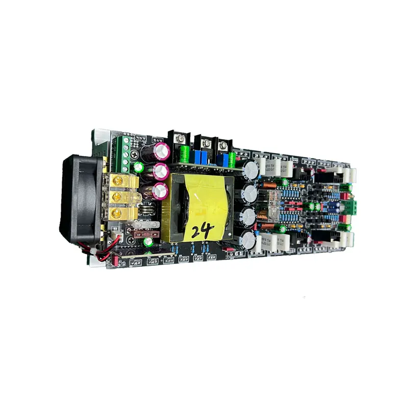 600W+600W 2-channel 24V Battery Audiophile Car Subwoofer High Power Amplifier Board