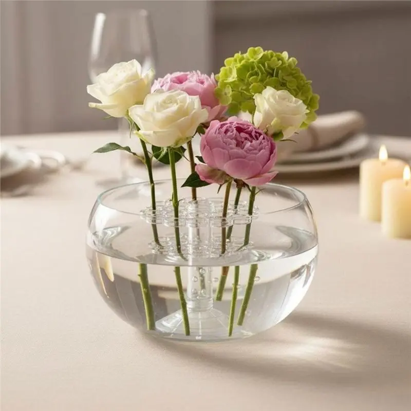 [Superx&KND]For Beginners Reusable Stem Holder-1 Set For Various Vases-DIY Floral Arrangement Grid