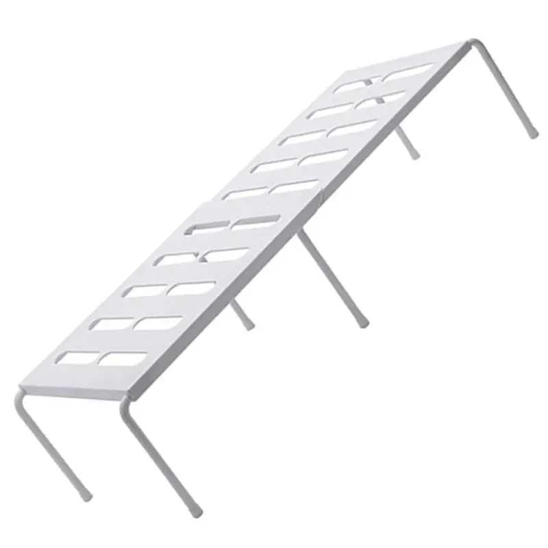 

Набор из 3 расширяемых органайзеров для кухонных столешниц, полок под раковину в ванной, для кладовой и рабочего стола, белый - AT36