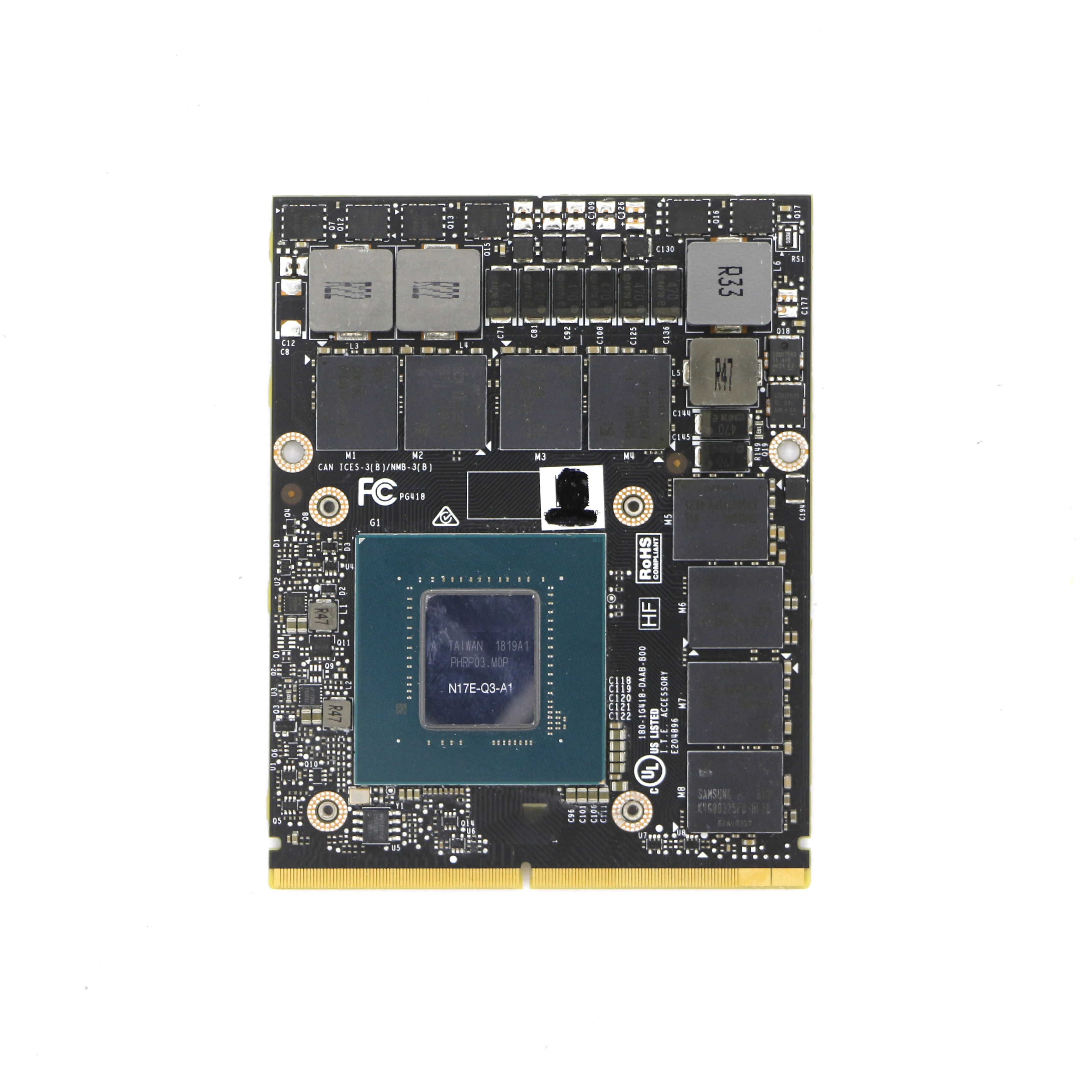 NVD Quadro P3000 / P4000 / P5000 GDDR5 MXM3.0b Video Card for