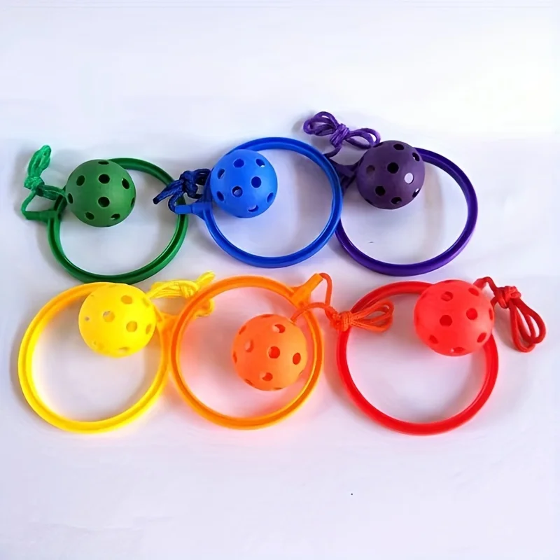 Lemon Jump Ball Swing Ball Tie Foot with Bounce Sense System Training Equipment Game Props Bounce Ankle Ring Bounce