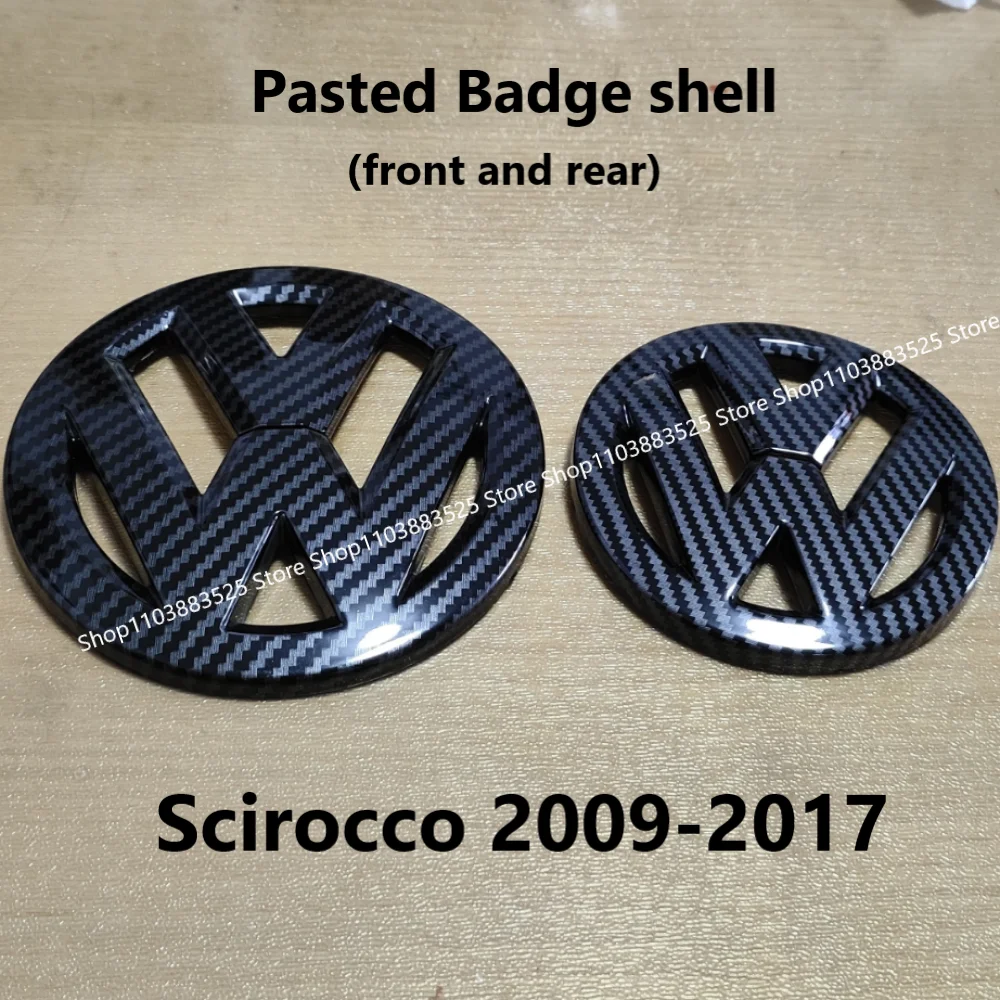 

ABS Pasted Front Grill Emblem Rear Trunk Badge Lid Logo Badge Shell for Scirocco 2009-2017 Modified Badge Shell Accessories