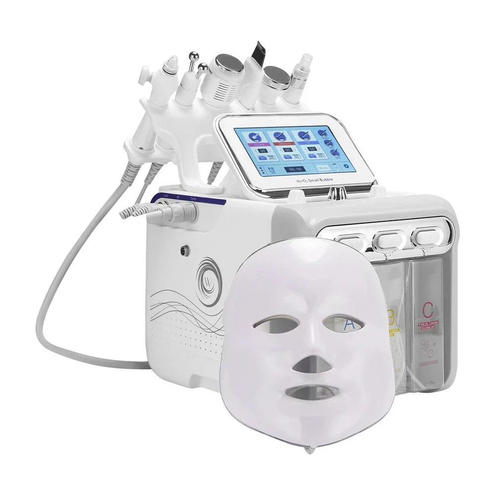 Hydrogen Oxygen Dermabrasion Machine Small Bubble Facial Beauty Device Rejuvenation Lifting Tightening Aqua Peel SPA Trolley