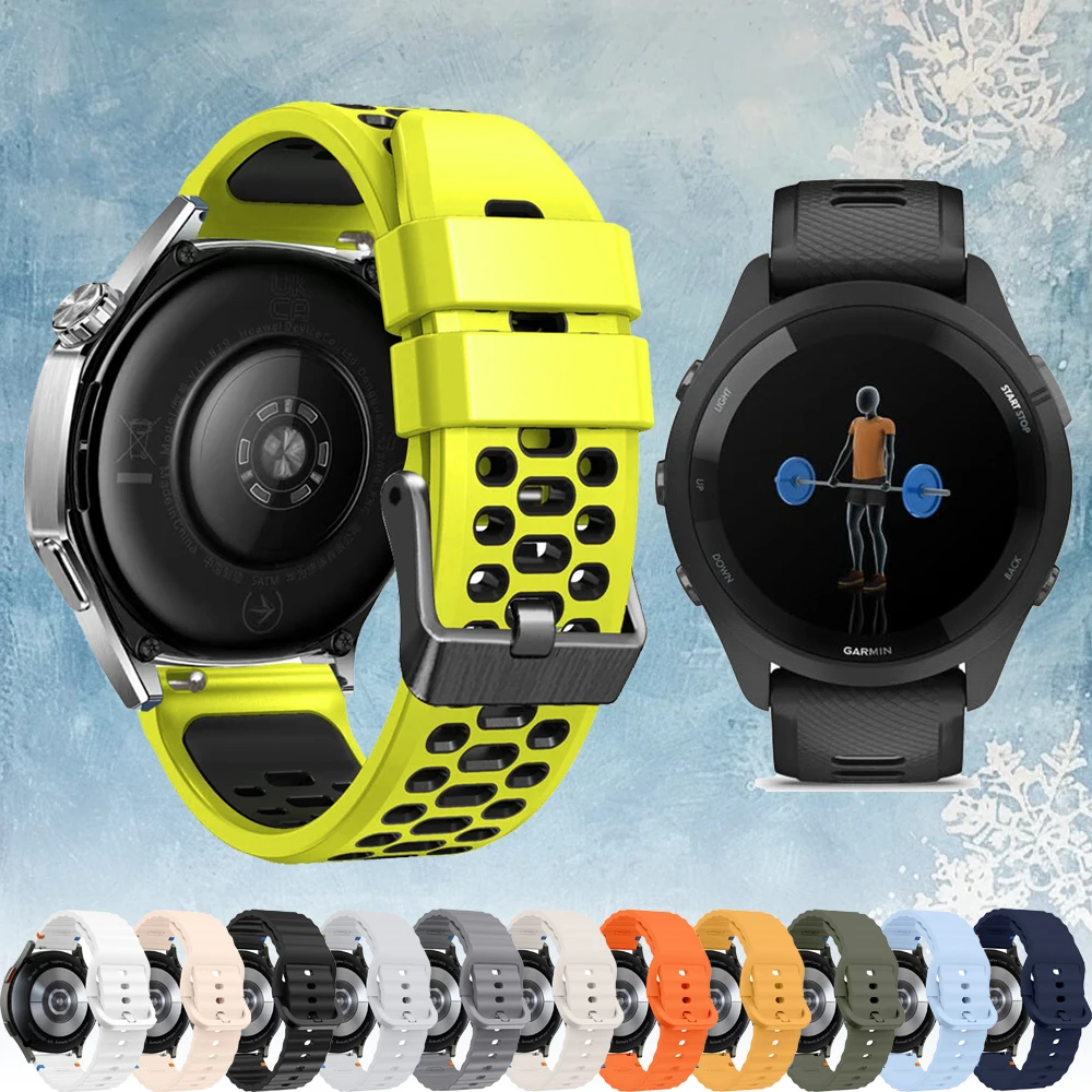 

Силиконовый ремешок для Garmin Forerunner 745/255/570, 47 мм, Correa, 22 мм, ремешки для часов Vivoactive 4/Venu 3 2, быстросъемный браслет