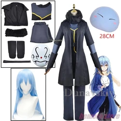 Rimuru Tempest Cosplay Anime That Time I Got Reincarnated As A Slime Costume Halloween Uniform Trench Wig Mask Set