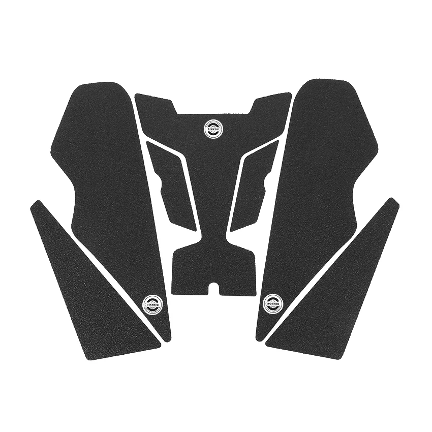 Se adapta a Cyclone RC401 2022 2023 2024 años, almohadillas laterales para tanque de combustible de motocicleta, calcomanías protectoras para el cuerpo, parches adhesivos de espina de pescado