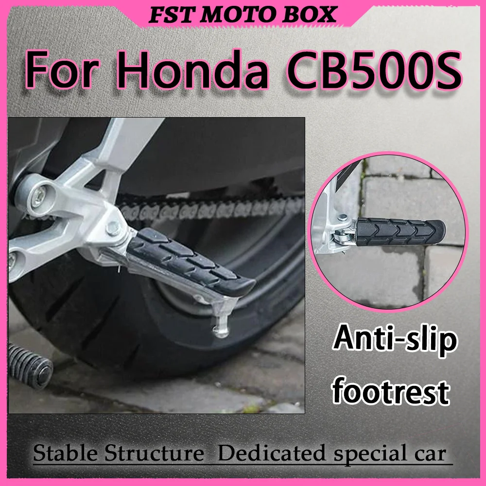 For Honda CB500S CBR500R Dedicated Aluminum Alloy Foot Pedal with Three-Dimensional Anti-Slip Texture High-Strength Impact-Resis