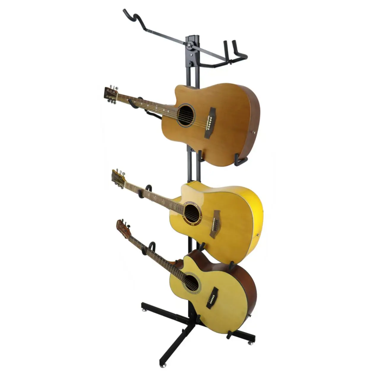 floor standing 8 guitar display stand