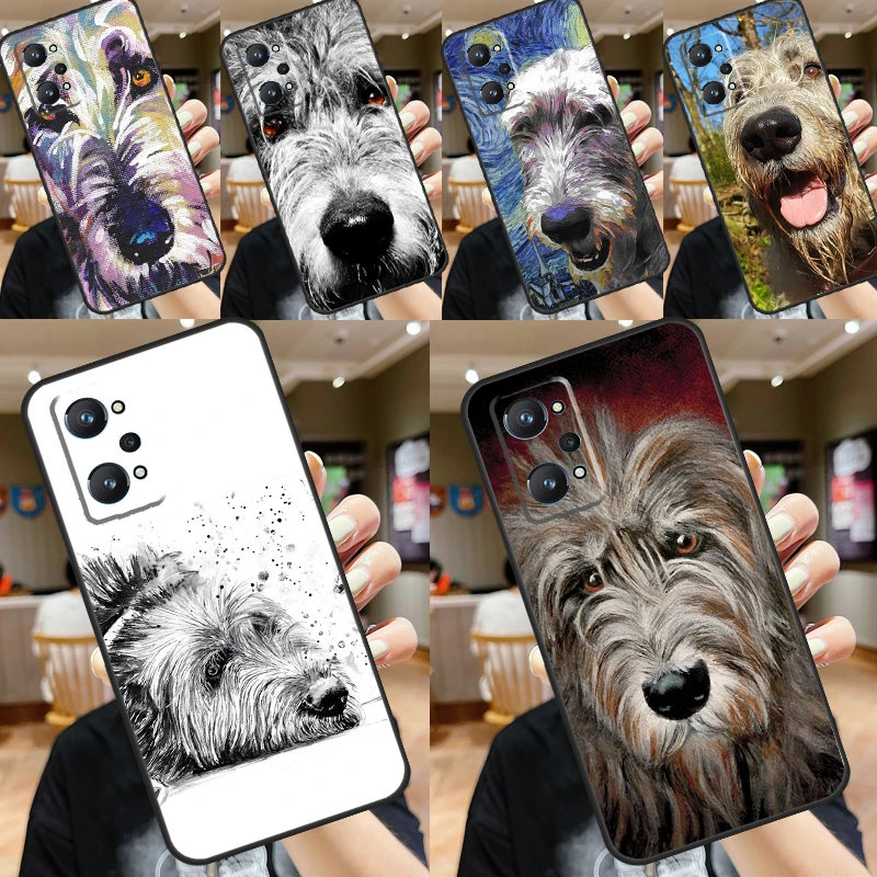 Irish Wolfhound Dog For Realme C67 C55 C53 C51 C35 C33 C31 C30 C25s C21Y GT Neo 6 GT5 9 10 11 12 Pro Plus Case