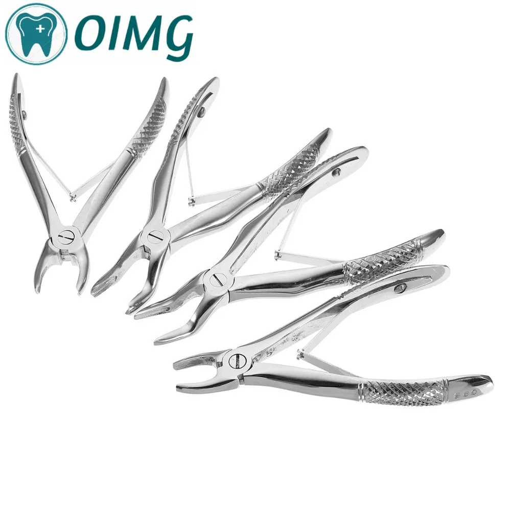 Dental Forceps Tooth Extraction Forcep Pliers Kit 7pcs for Child&10pcs for Adult Stainless Steel Orthodontic Dental  Tools