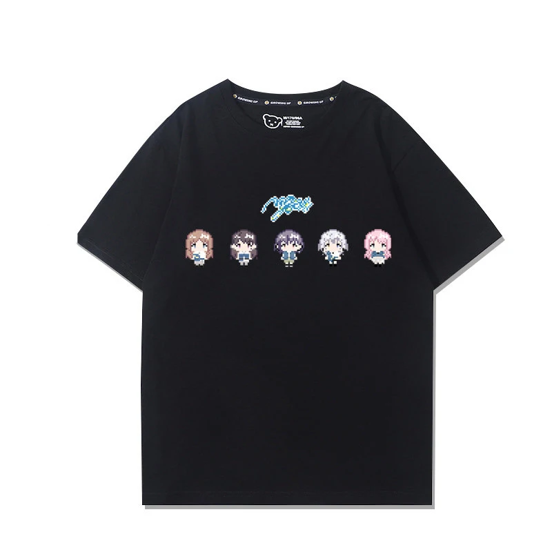 2026 New Bang Dream Girl Band Party It's MyGO 3D T-shirt Fashion Cosplay t shirts Harajuku Short Sleeve Y2k Tops Summer Clothing