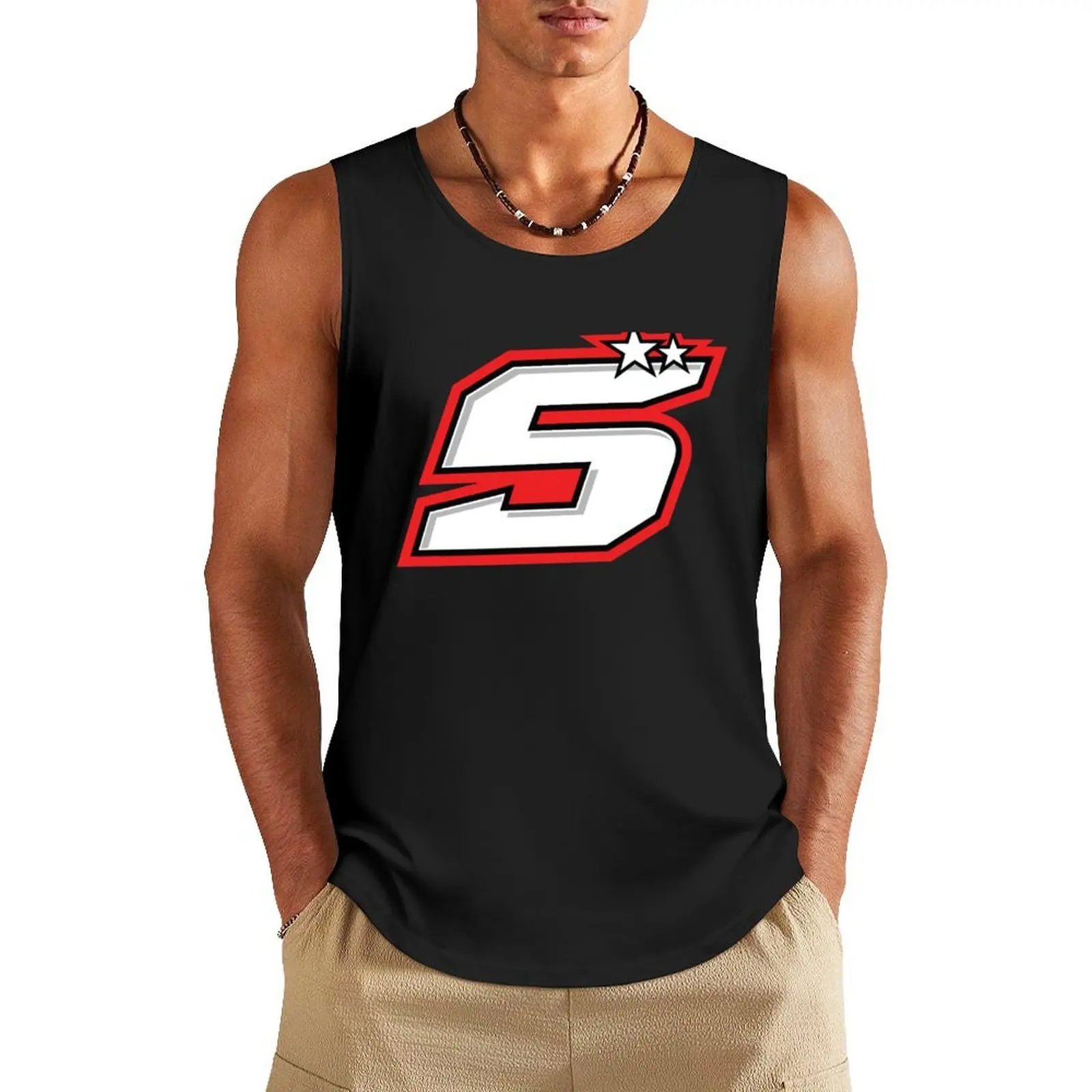

Johann Zarco 5 Tank Top t shirts muscular man Men's singlets
