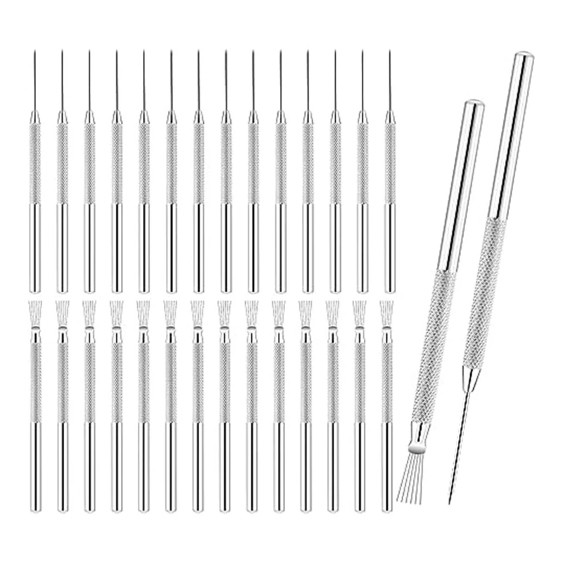 

30 Pieces Clay Sculpting Tool Kit, Silver Aluminum Alloy Pottery Tool Kit For Sculpture