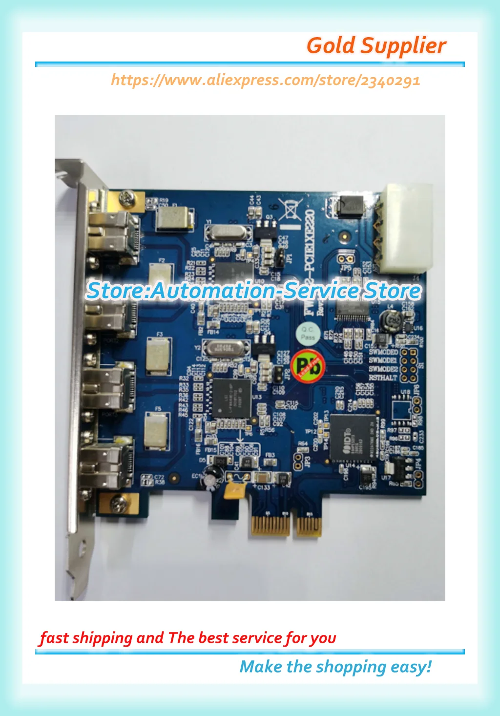 

FWBX2-PCIE1XE220 Камера 1394B Сборник