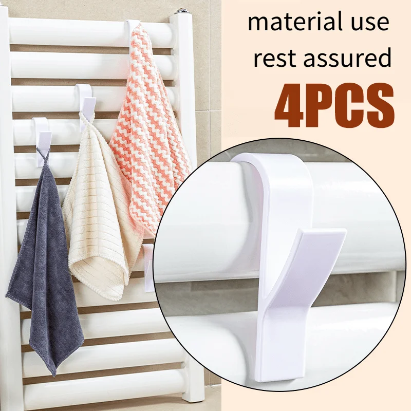 Radiator Rail Hook, Bathroom Hanger Hook, Wardrobe Storage Hook, Kitchen Appliances Storage Hook