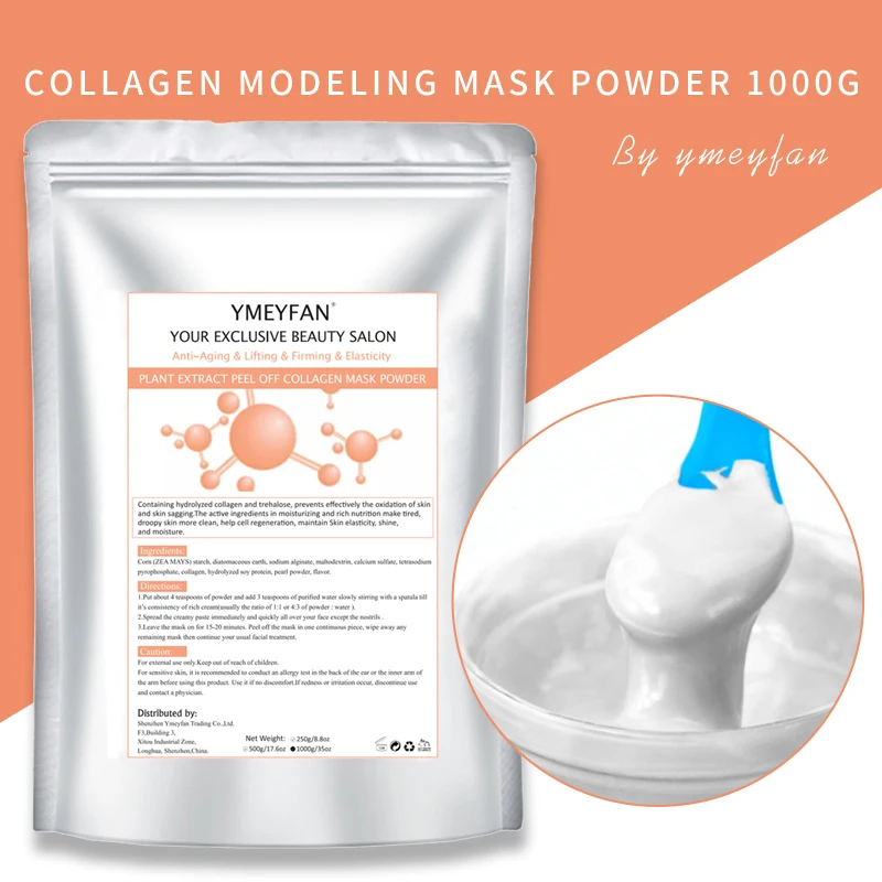 

20Kgs Bulk Wholesale Modeling Mask Powder Collagen for Anti aging Firming Rose Gold Aloe Facial Mask for Beauty Salon