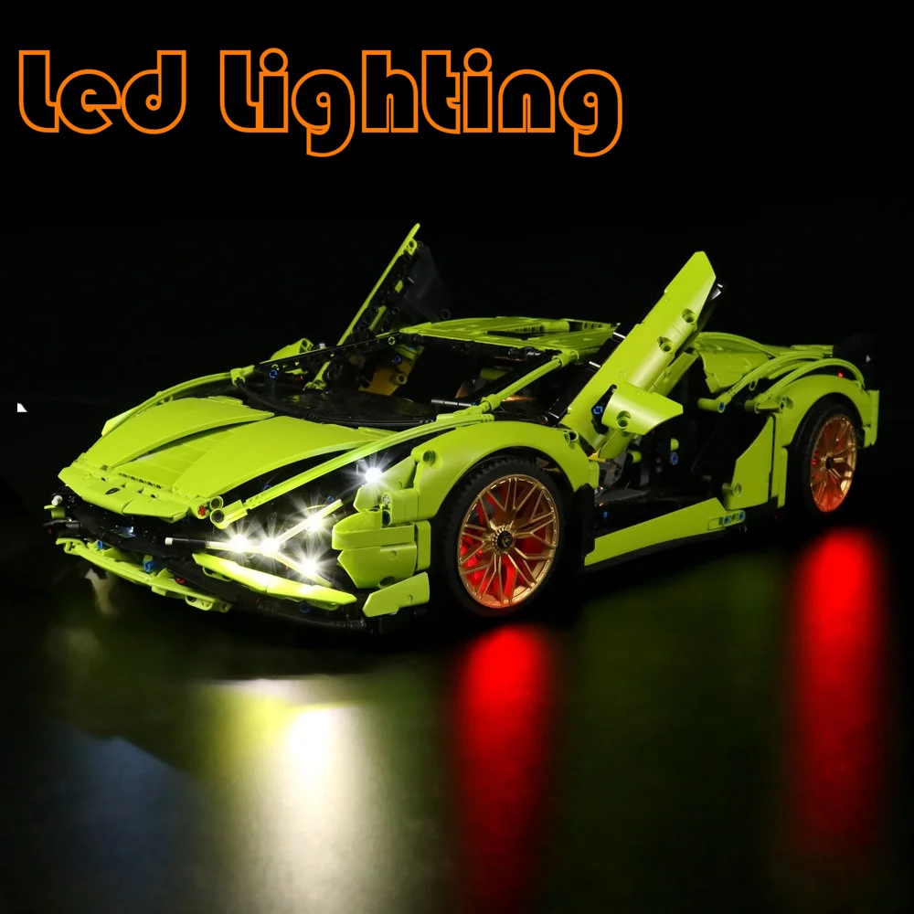 

FKP 37 Lighting Set For 42115 Technic Car Sports Tecnica Not Include Building Block (Only Led Light Kit)