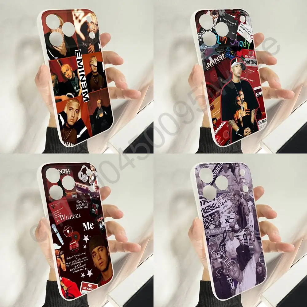 

Rapper E-Eminem Collage Phone Case For iPhone 11,16,15,14,13,17,12,Plus,E,Air,Mini,Pro,Max Magnetic Magsafe Soft Cover