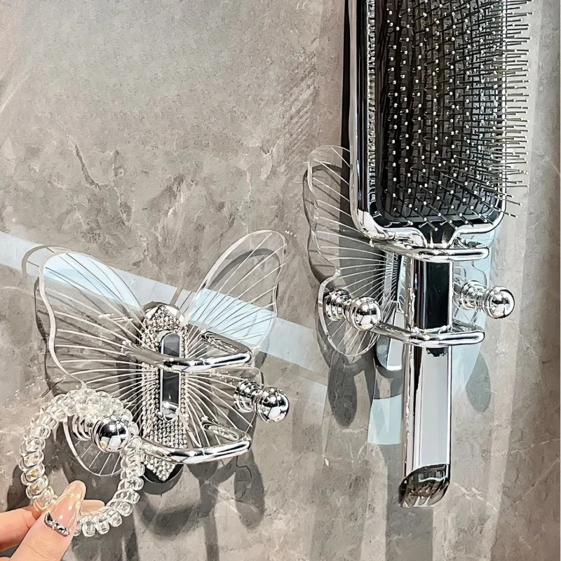 

LTT light luxury bathroom comb rack wall hanging non-punching storage hook