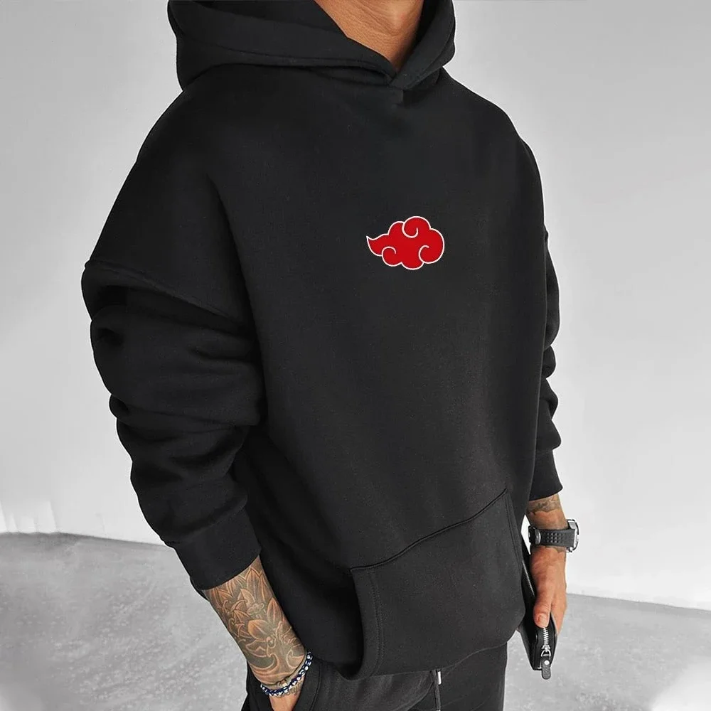 2025 Naruto Sasuke Sudadera deportiva suelta Anime japonés Periphery 2025 Otoño e Invierno Suéteres de algodón para hombres y mujeres Top