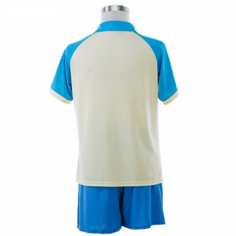 FC6New Inazuma أحد عشر راشيل نعومي أزياء تنكرية لمدرسة رامين الزرقاء لكرة القدم الصيفية للأولاد Trikot@FC8!