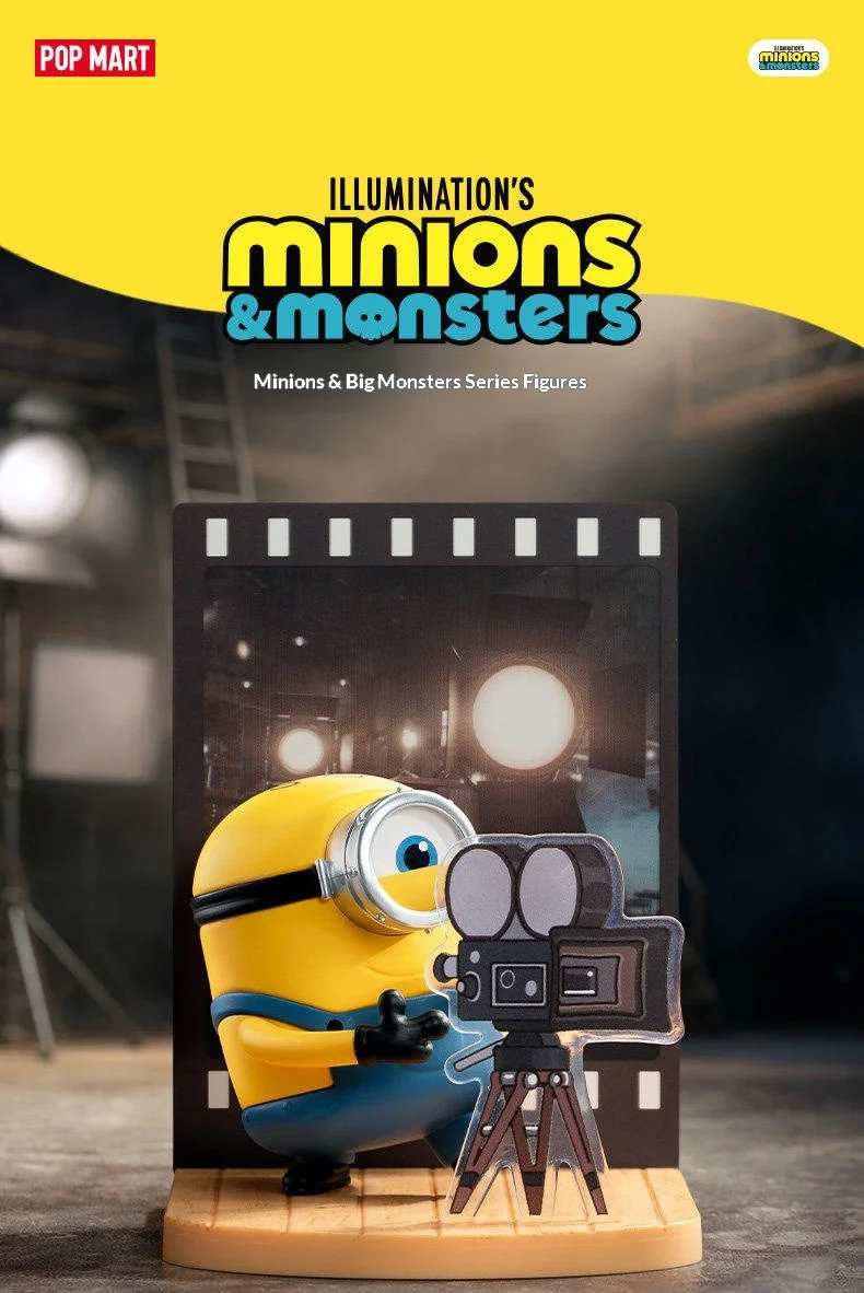 Original POPMART Minions The Monsters Blind Box Figuren Anime-Spielzeug Desktop-Ornamente Sammlerstücke Deko Überraschungs-Mystery-Geschenkbox – Detail 1