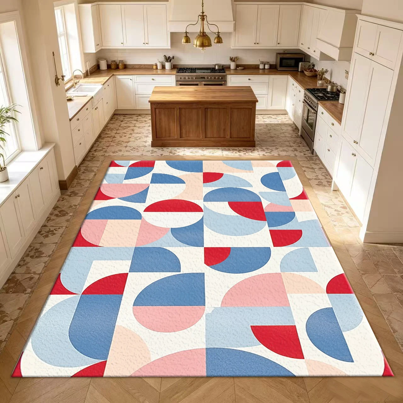 Tappeto Geometrico Circolare i - Printed Rug Abstract recensione e prezzo